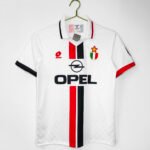 The AC team's away uniform color in the 1996/97 season was white.