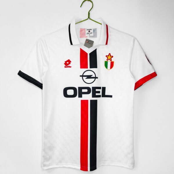 The AC team's away uniform color in the 1996/97 season was white.