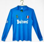 The 1987/88 season at the home stadium of Napoli
