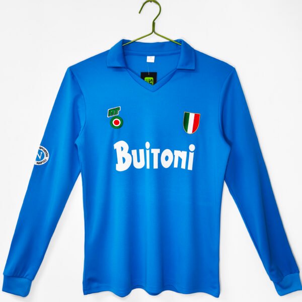 The 1987/88 season at the home stadium of Napoli