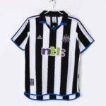Newcastle United's home retro look in the 2000/01 season