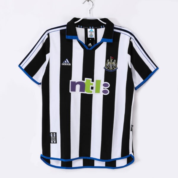 Newcastle United's home retro look in the 2000/01 season
