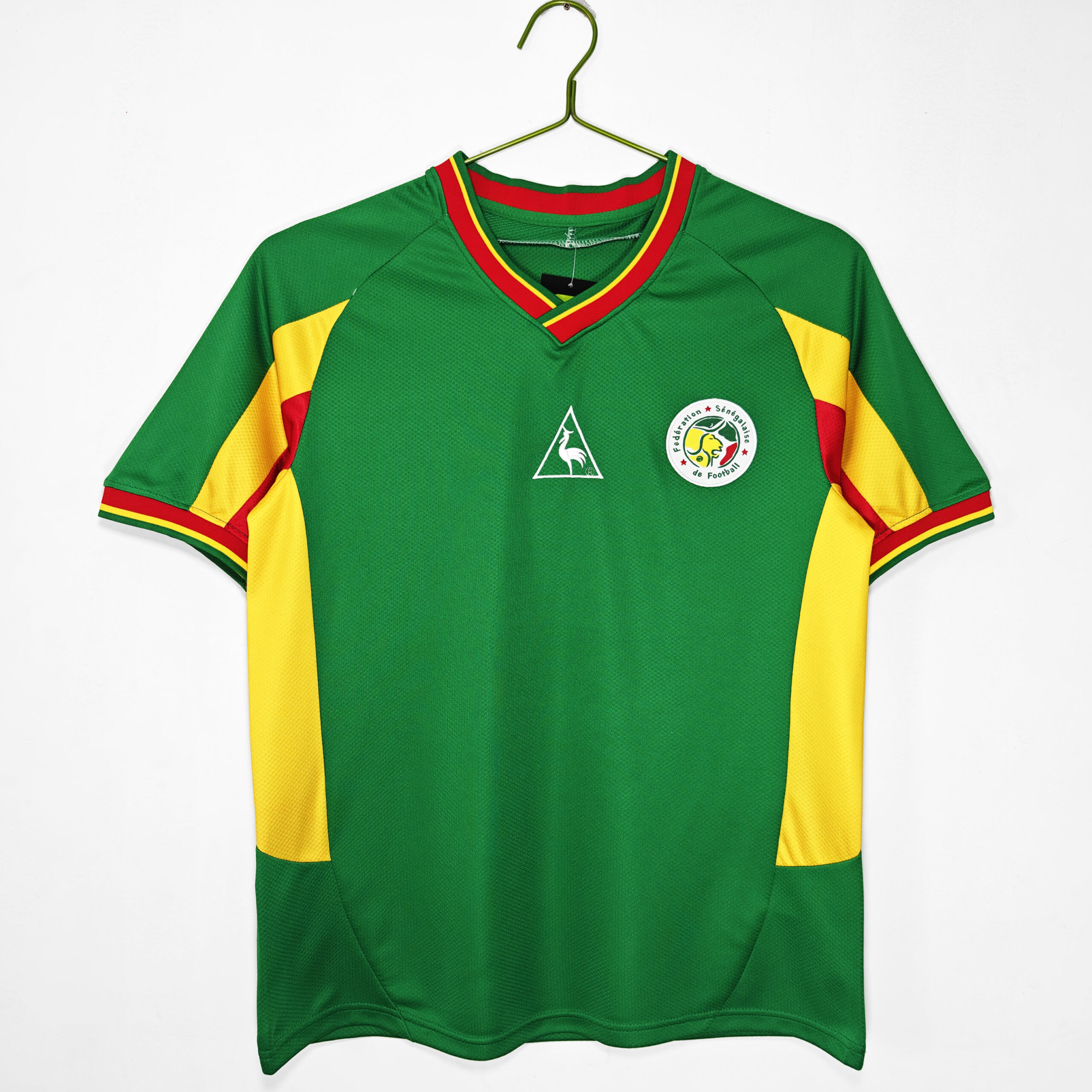 0040e0ff 2002 season - Senegal's away game in green retro style - Image 1