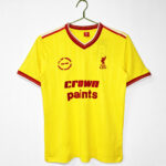 1985/86 season - Liverpool's second team in yellow color