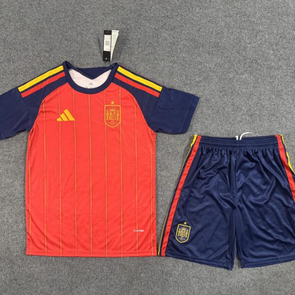 The home jersey set of the Spanish national team