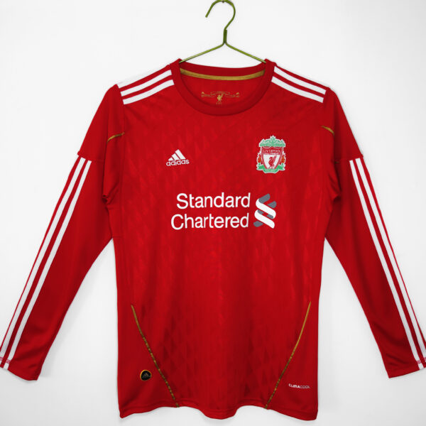 The retro home jersey of Liverpool in the 2010/11 season