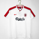 The white color of Liverpool's away uniform in the 1998 season