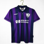 The purple color of Tottenham's away uniform in the 1995/97 season