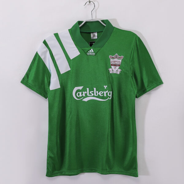 1992/93 season Liverpool away green