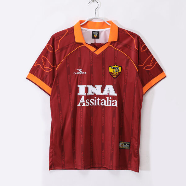 1999/00 season Roma home retro