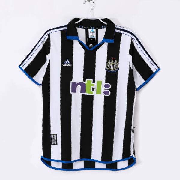 Newcastle United's home retro look in the 2000/01 season