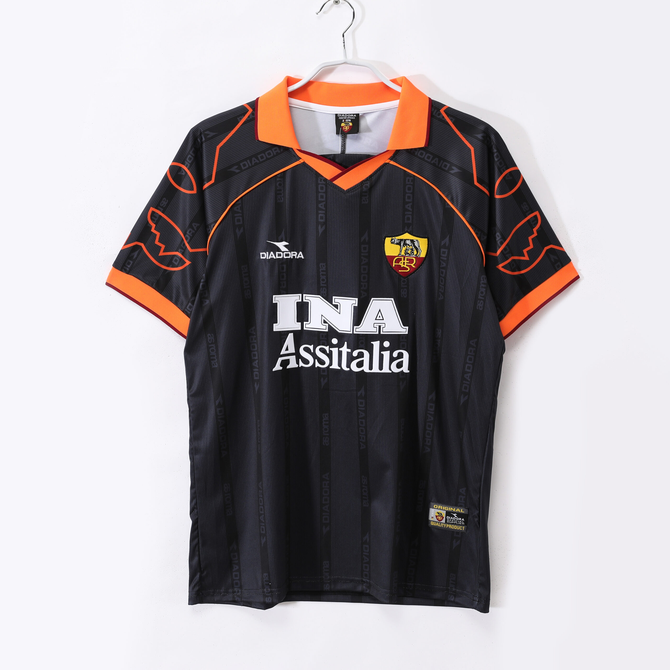 e0bf582e 1999/00 Rome away retro season - Image 1