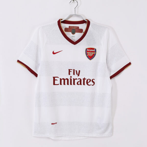2007/08 season Arsenal away white retro